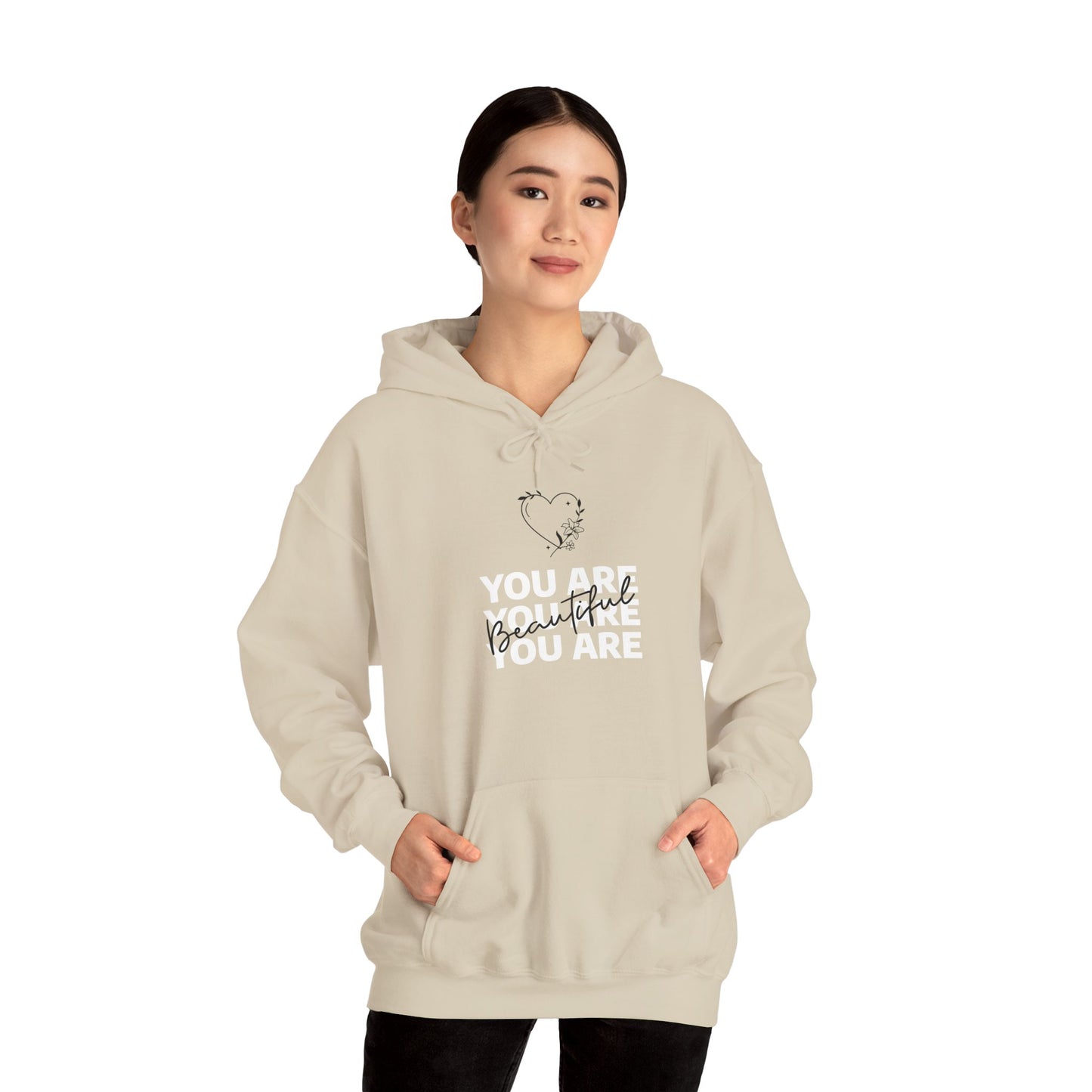 You Are Beautiful Unisex Heavy Blend™ Hooded Sweatshirt