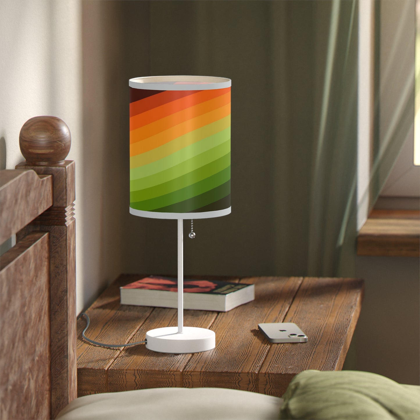 Nostalgic Swirl Lamp on a Stand, US|CA plug / White