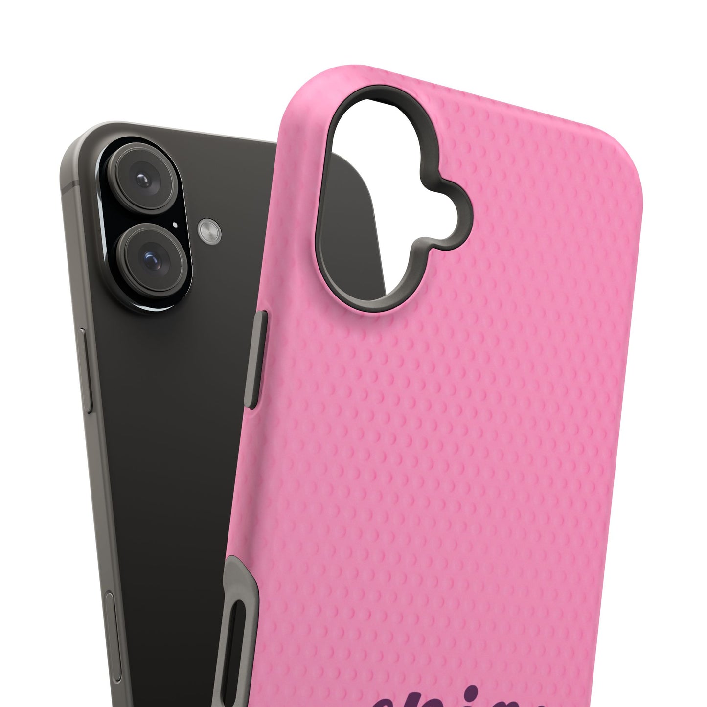 Enjoy the Process Magnetic Case - Motivational Pink Phone Cover for Women