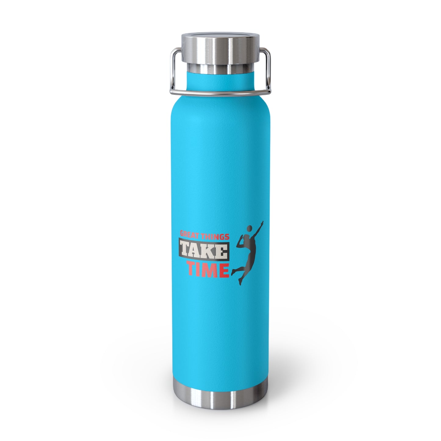 Great Things Take Time Insulated Bottle, 22oz
