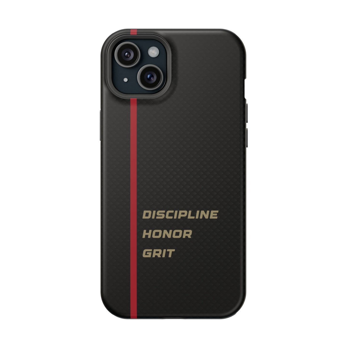 Discipline, Honor, Grit Impact-Resistant Phone Case