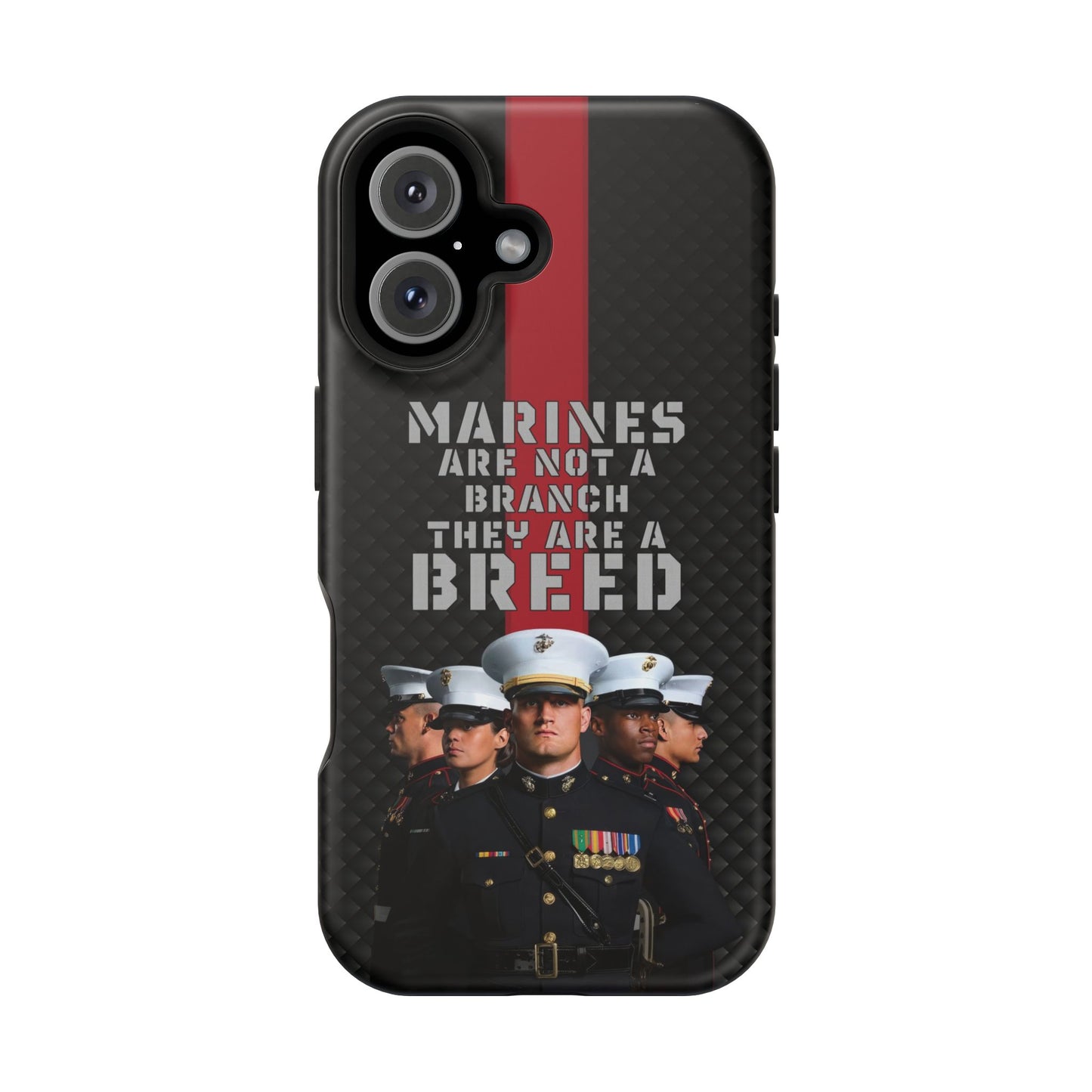 Marines Magnetic Tough Case - "Not a Branch, a Breed" Military iPhone Cover