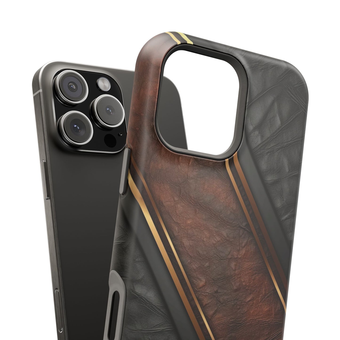 Stylish Leather Texture Magnetic Tough Cases