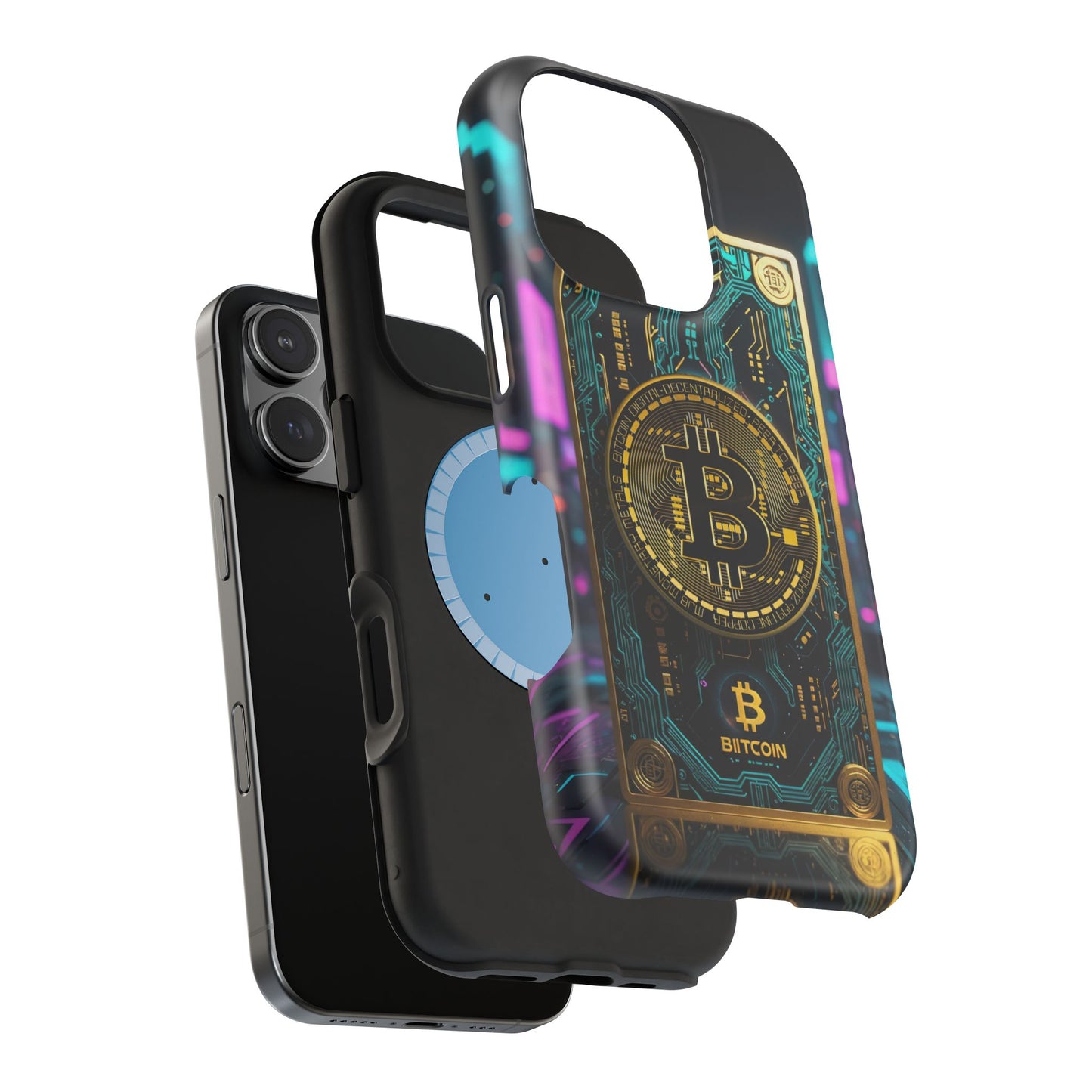 Bitcoin Magnetic Phone Case, Unique Phone Cover