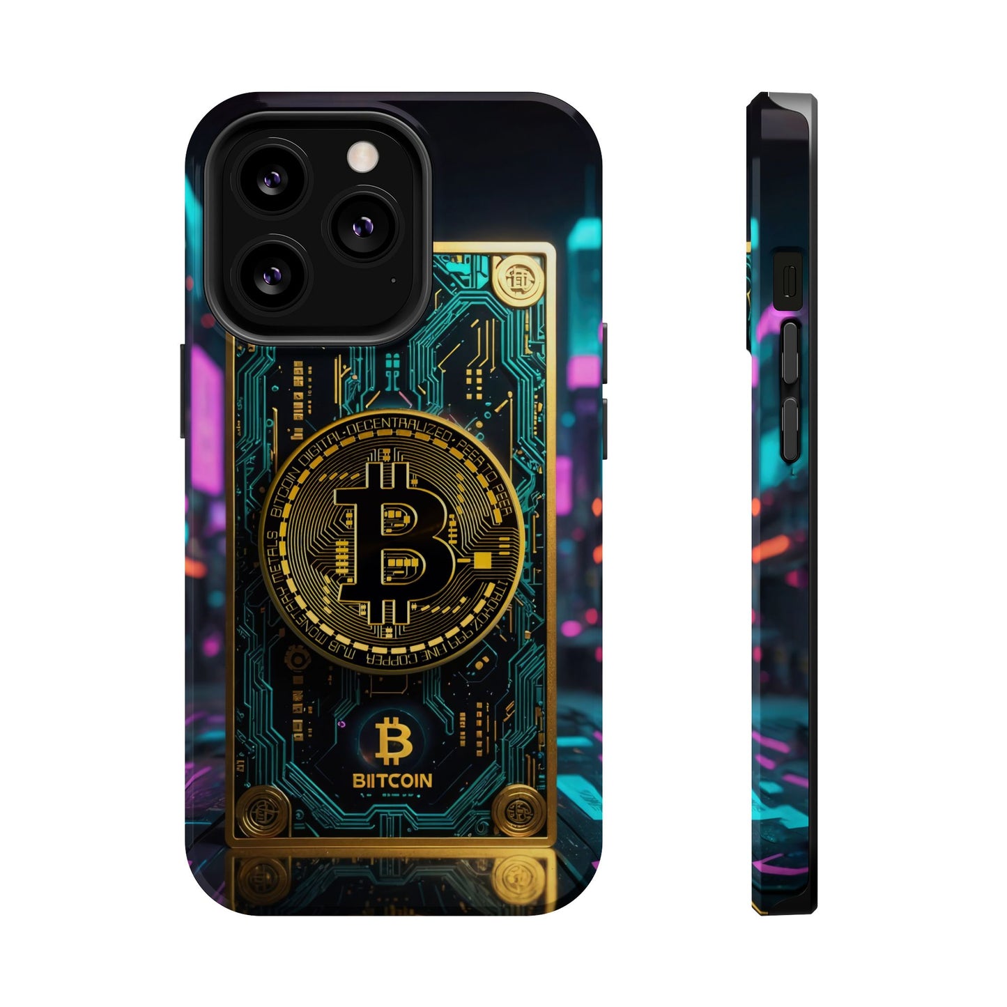 Bitcoin Magnetic Phone Case, Unique Phone Cover