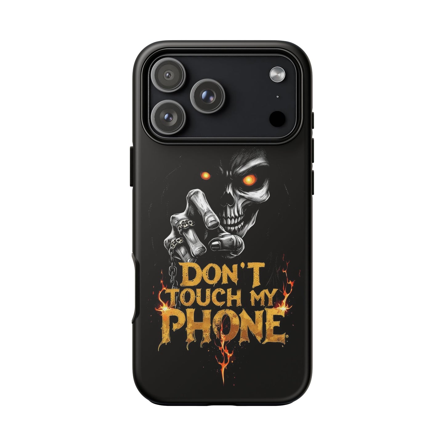 Skull iPhone Tough Cases, Don't Touch My Phone
