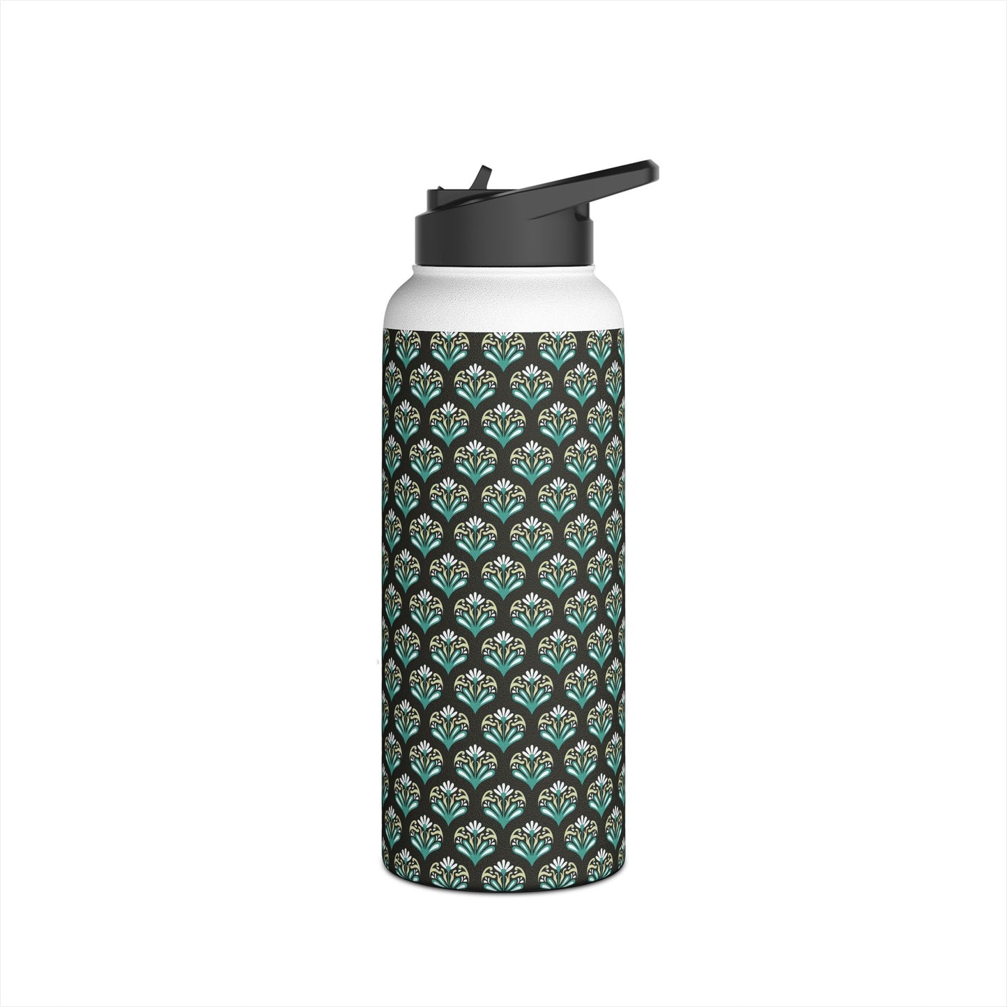 Classic Charm Stainless Steel Water Bottle, Standard Lid