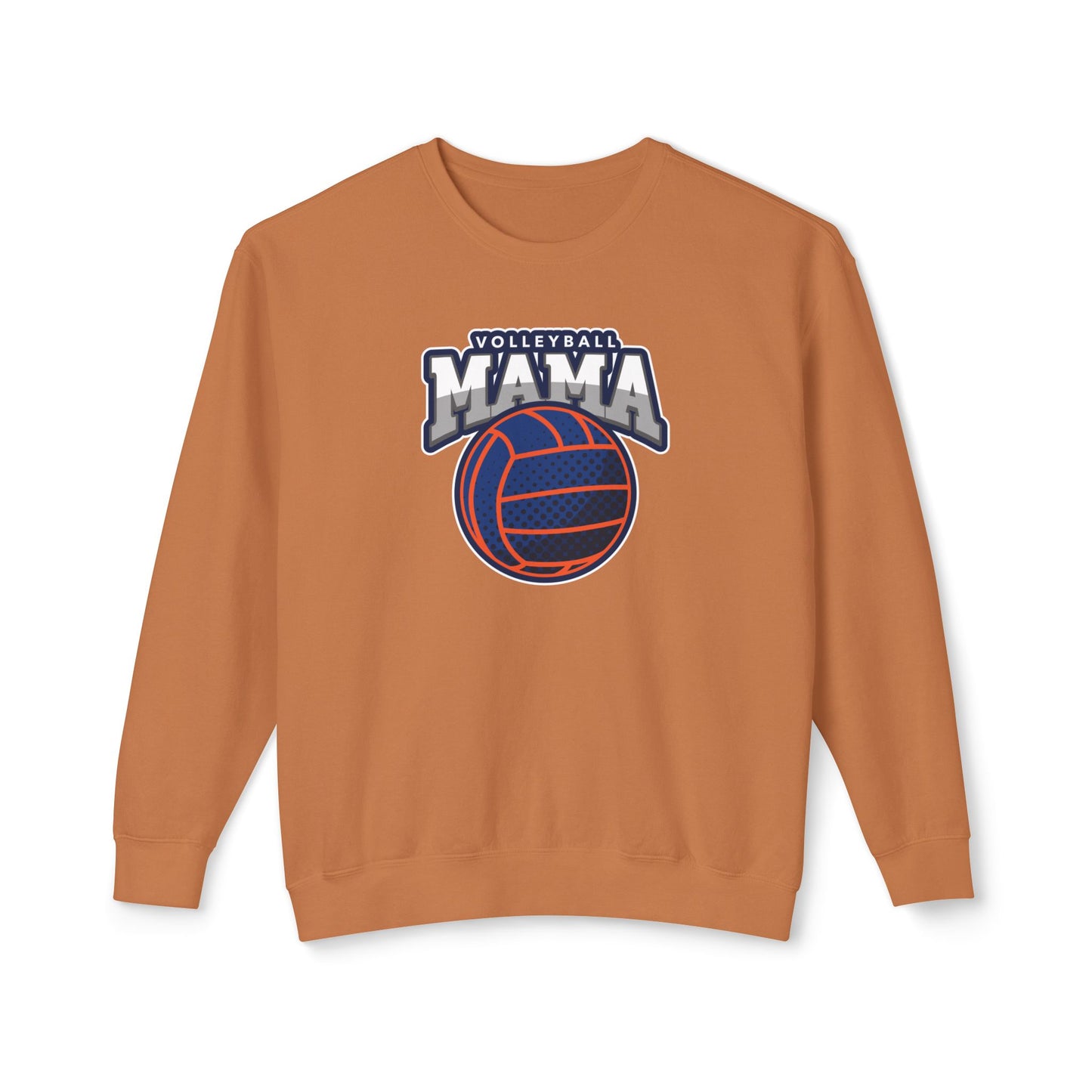 Volleyball Mama Unisex Lightweight Crewneck Sweatshirt