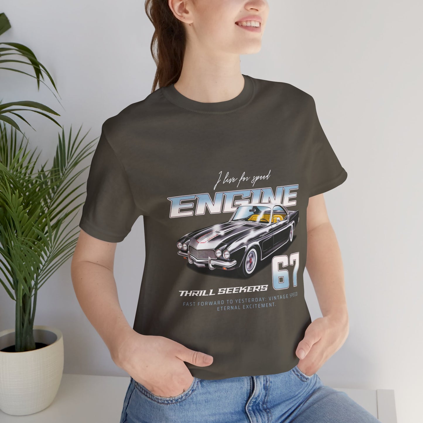 I Live For Speed Engine Tee