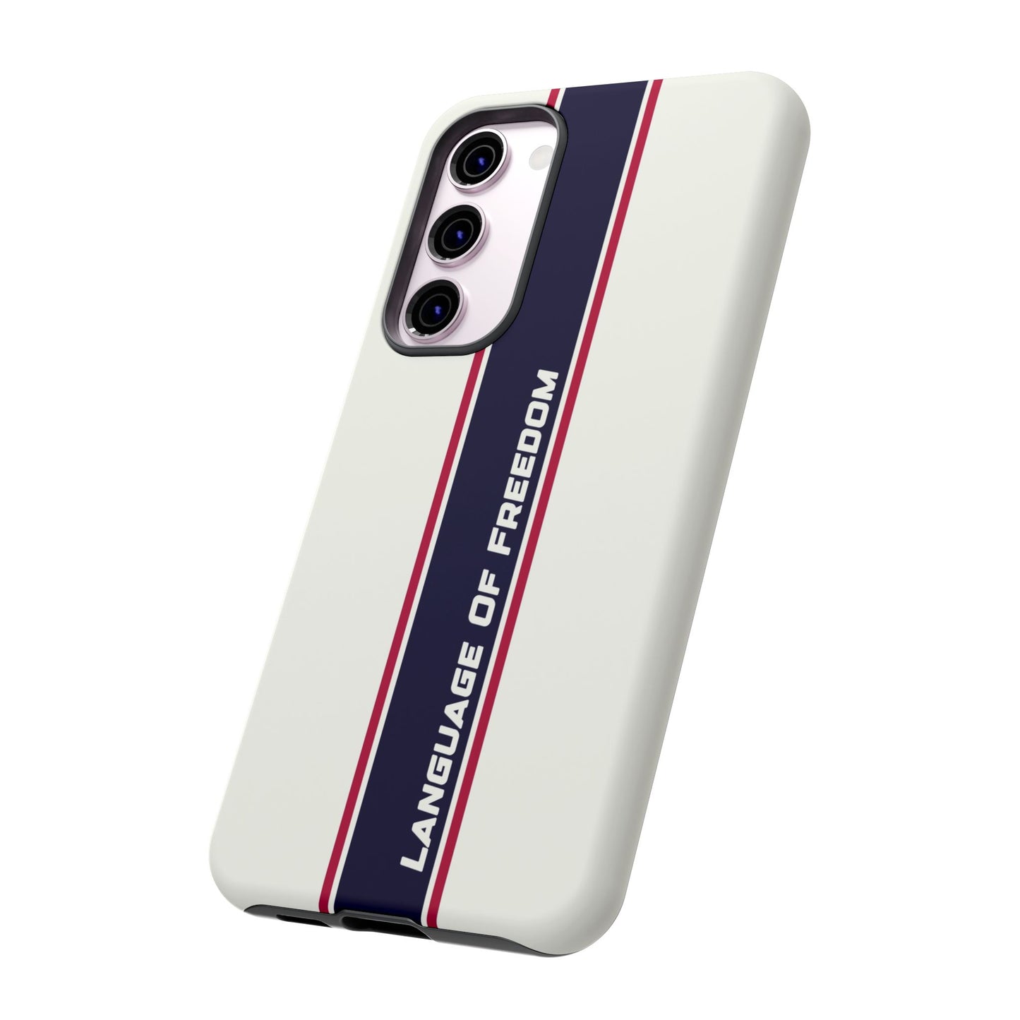 Language of Freedom Tough Case – Minimalist Design