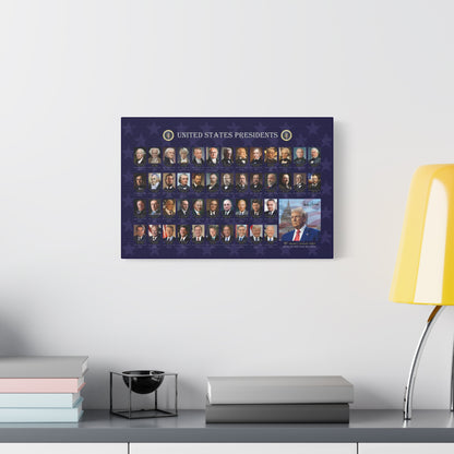 US Presidens Gallery Canvas Art Print, 2025