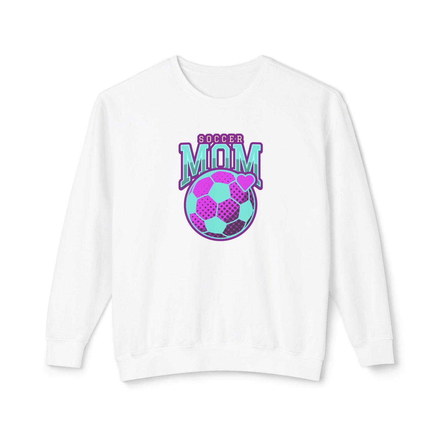 Soccer Mom Unisex Lightweight Crewneck Sweatshirt