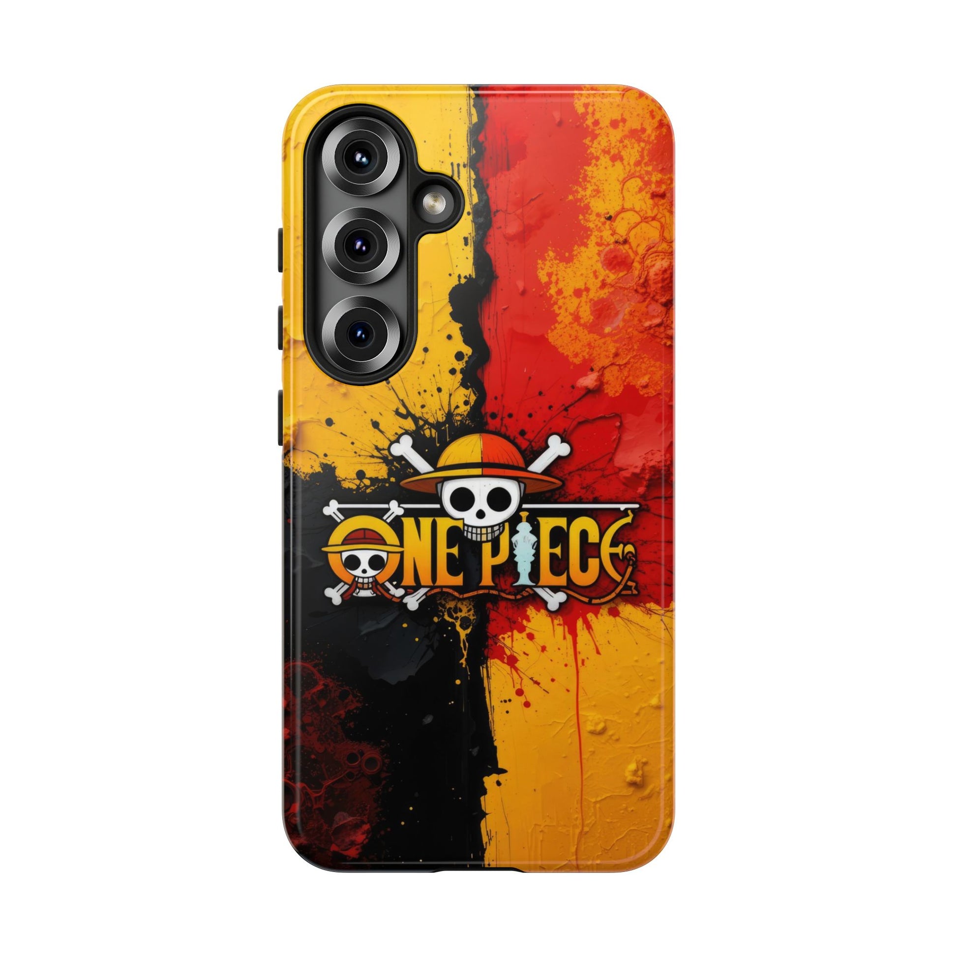 One Piece Samsung Tough Phone Case, Anime Vibrant Design