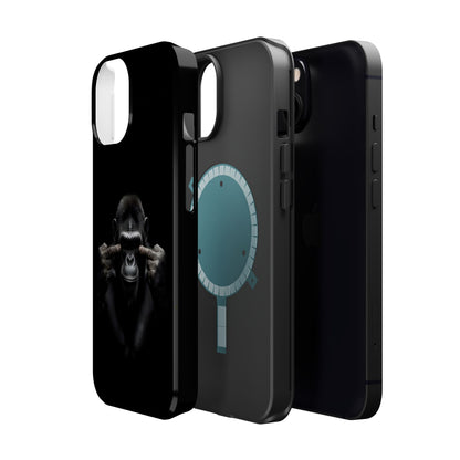 Edgy Gorilla Magnetic iPhone Case, Unique Cell Phone Cover