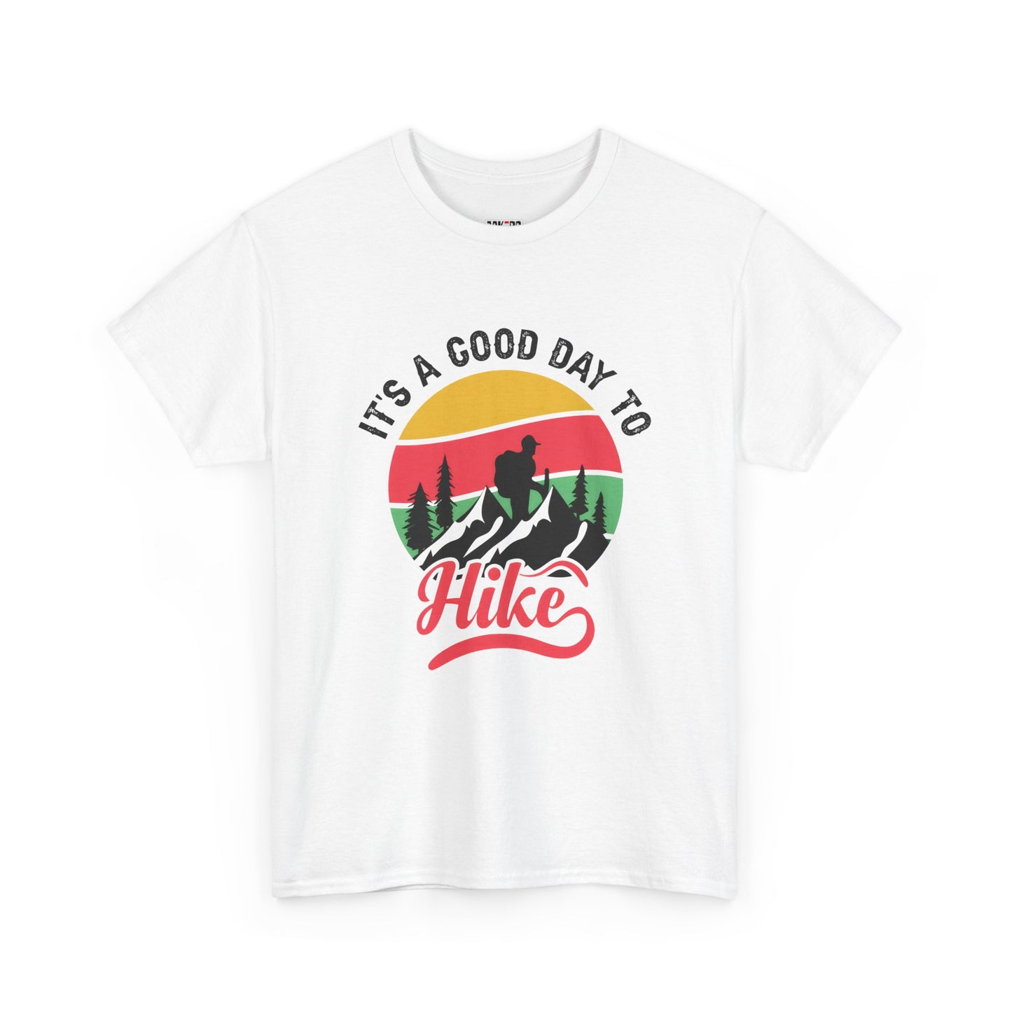 "It's a Good Day to Hike" Unisex Heavy Cotton Tee - Adventure Outdoor Shirt