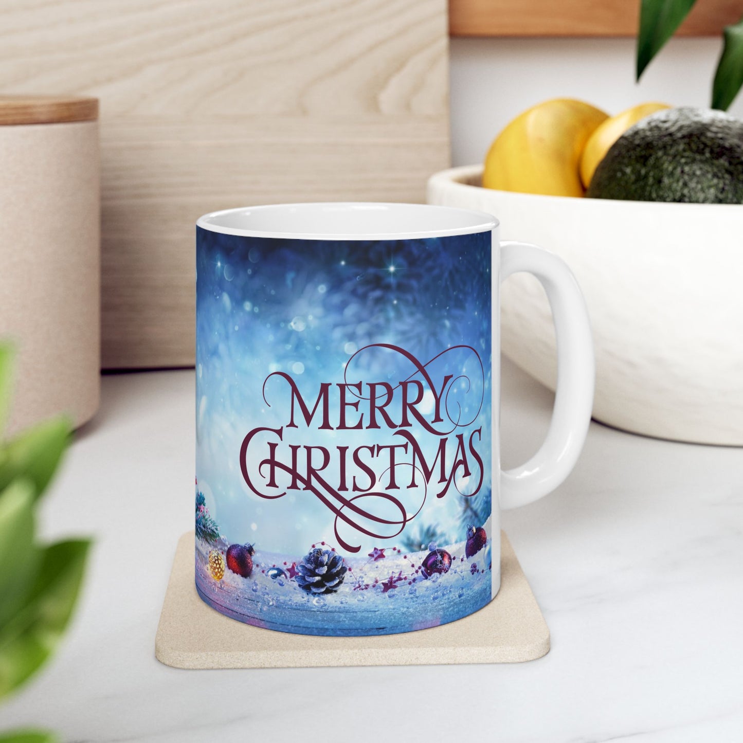 Silent Night Ceramic Mug, (11oz, 15oz)