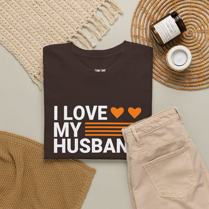 Love My Husband Unisex Heavy-Cotton Tee - Cute Casual Shirt