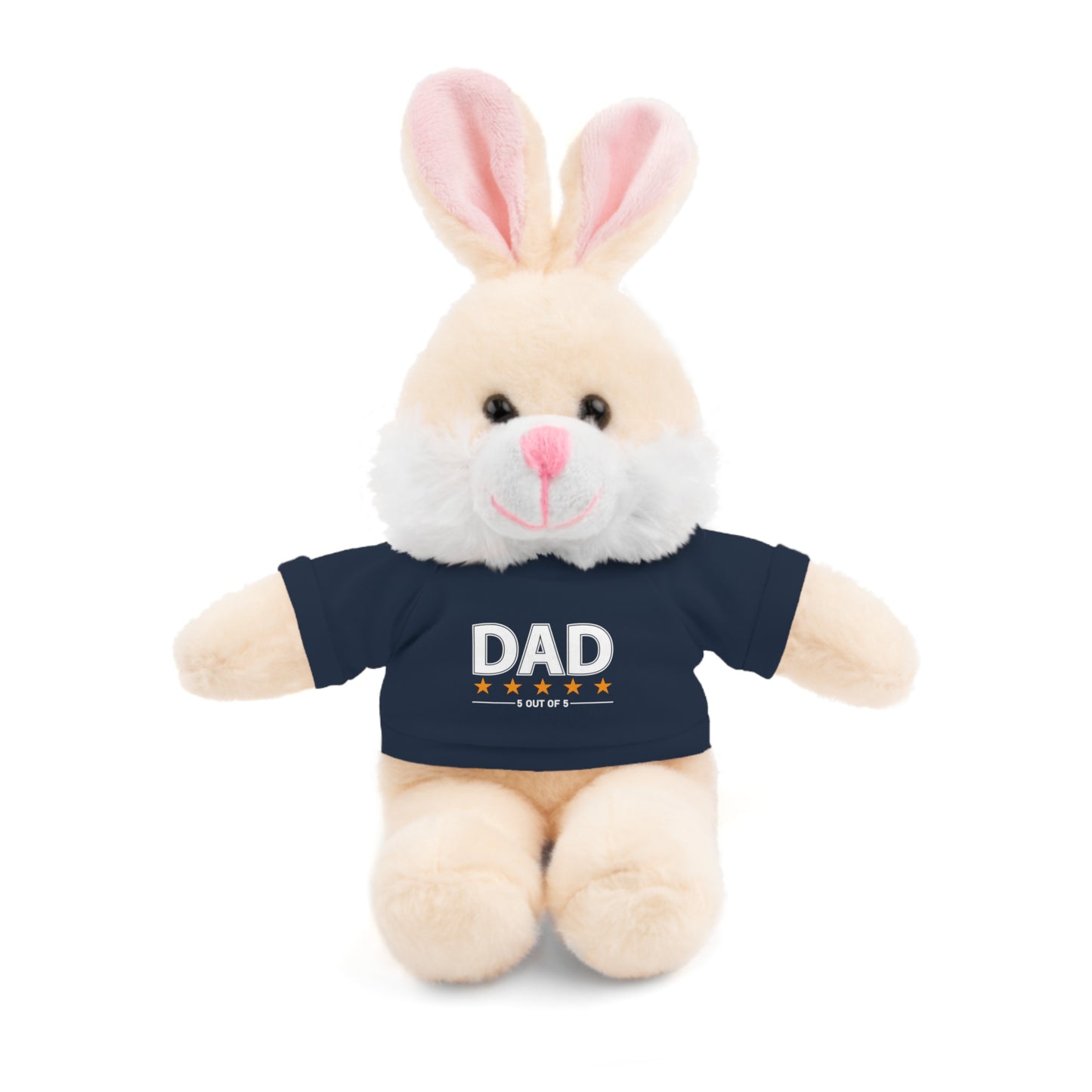 Stuffed Animal with T-Shirt, Gift for Dad
