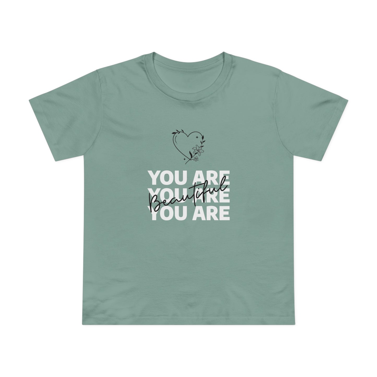 You Are Beautiful Women’s Maple Tee