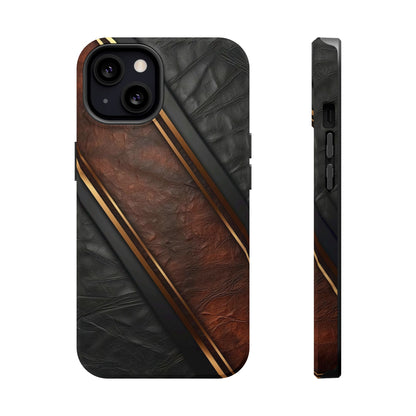 Stylish Leather Texture Magnetic Tough Cases