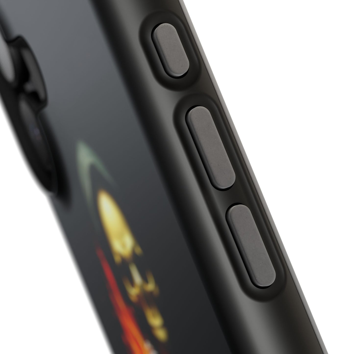 Skull Design Impact-Resistant iPhone Case, Don't Touch My Phone