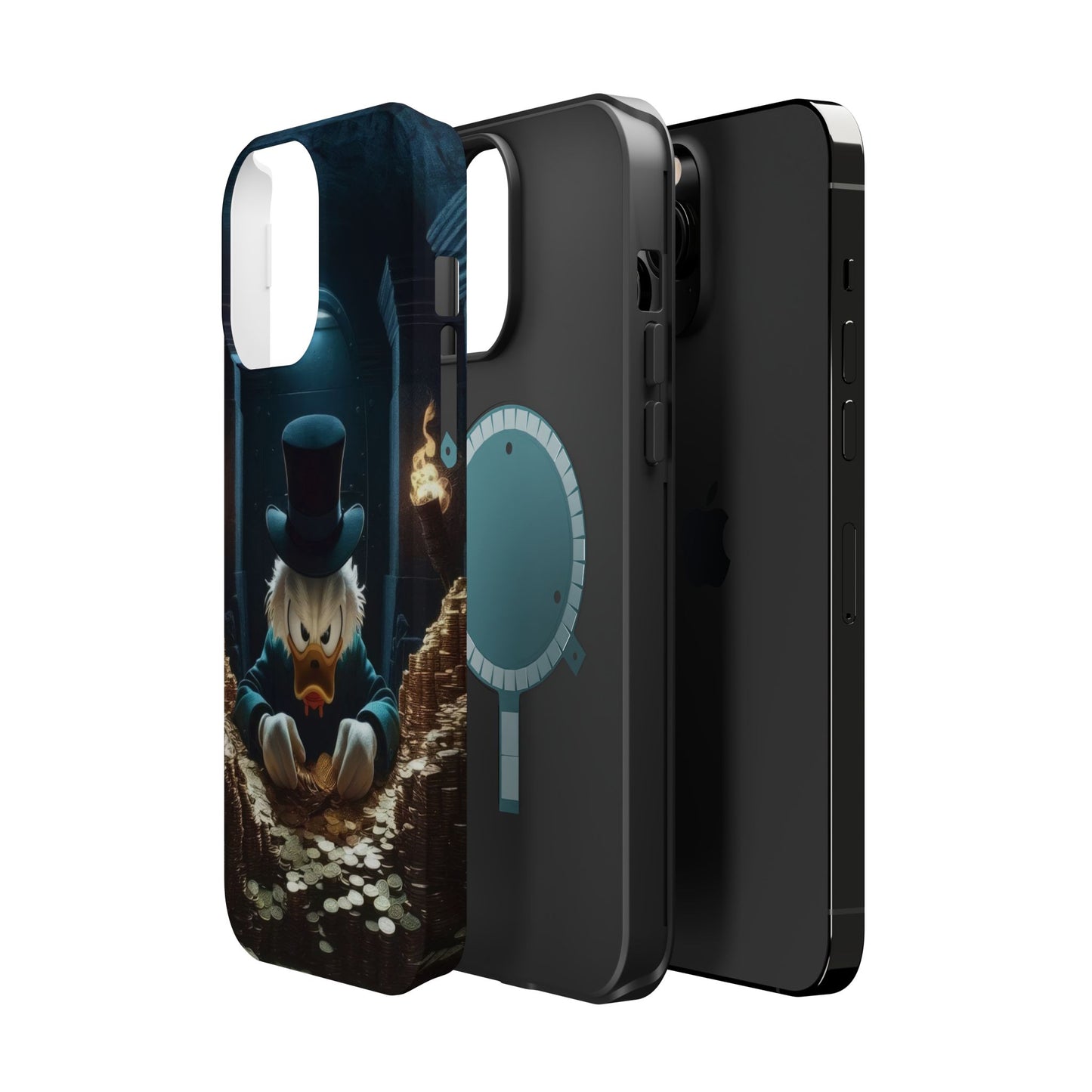 Magnetic Phone Case - Scrooge McDuck Design