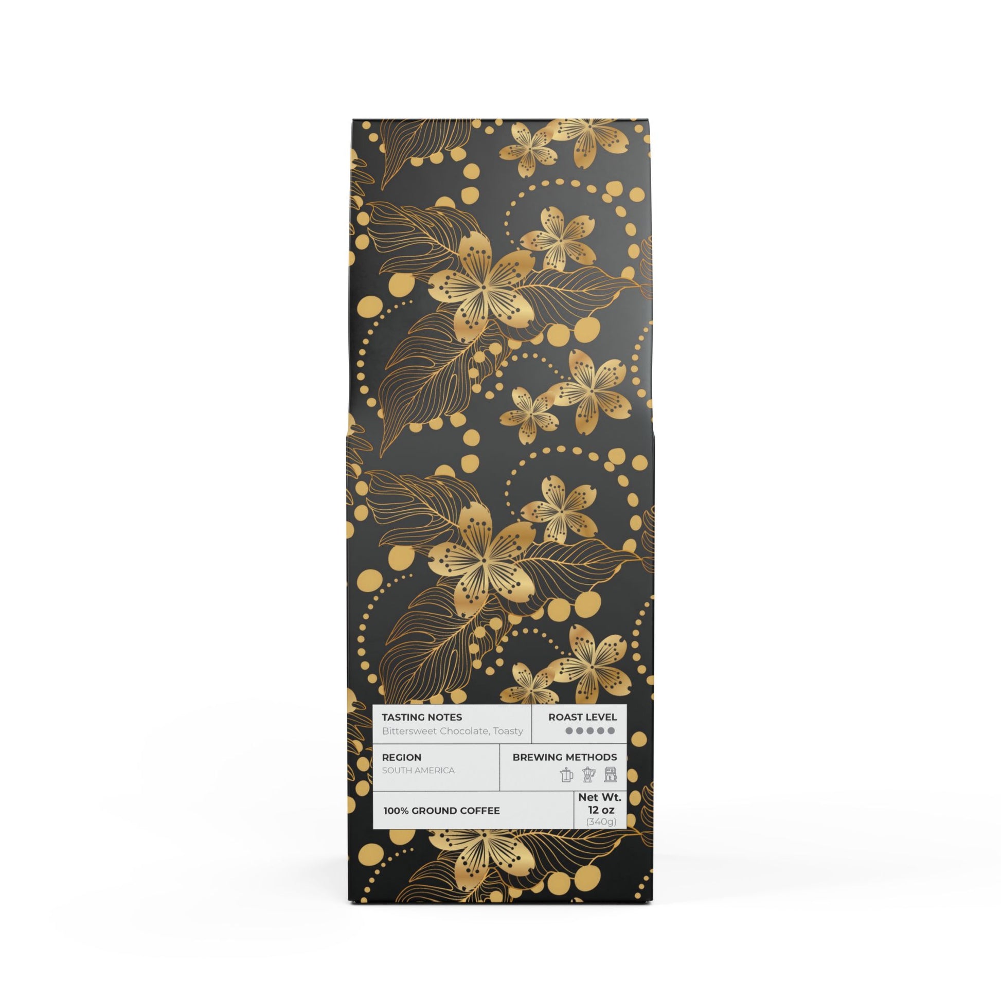 Bitterroot Coffee Blend (Dark French Roast) / Tasting notes: Bittersweet, chocolate, toasty