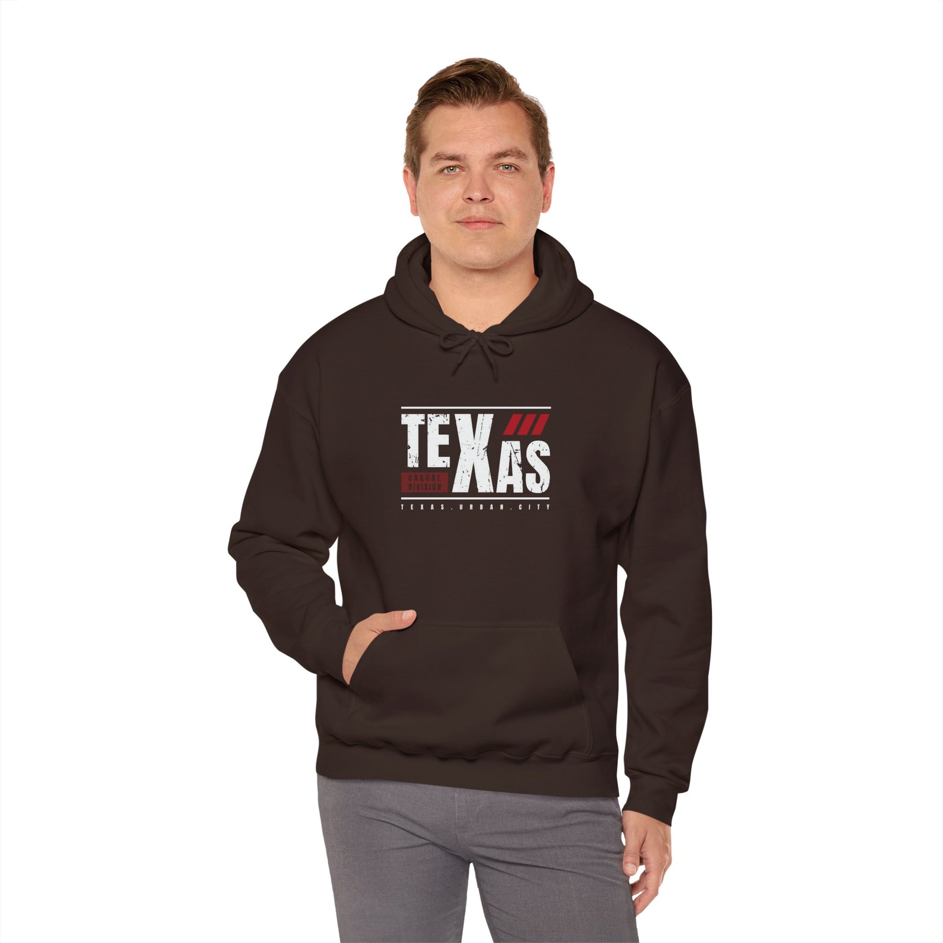 Texas Unisex Heavy Blend Hoodie - Bold Design for Everyday Comfort