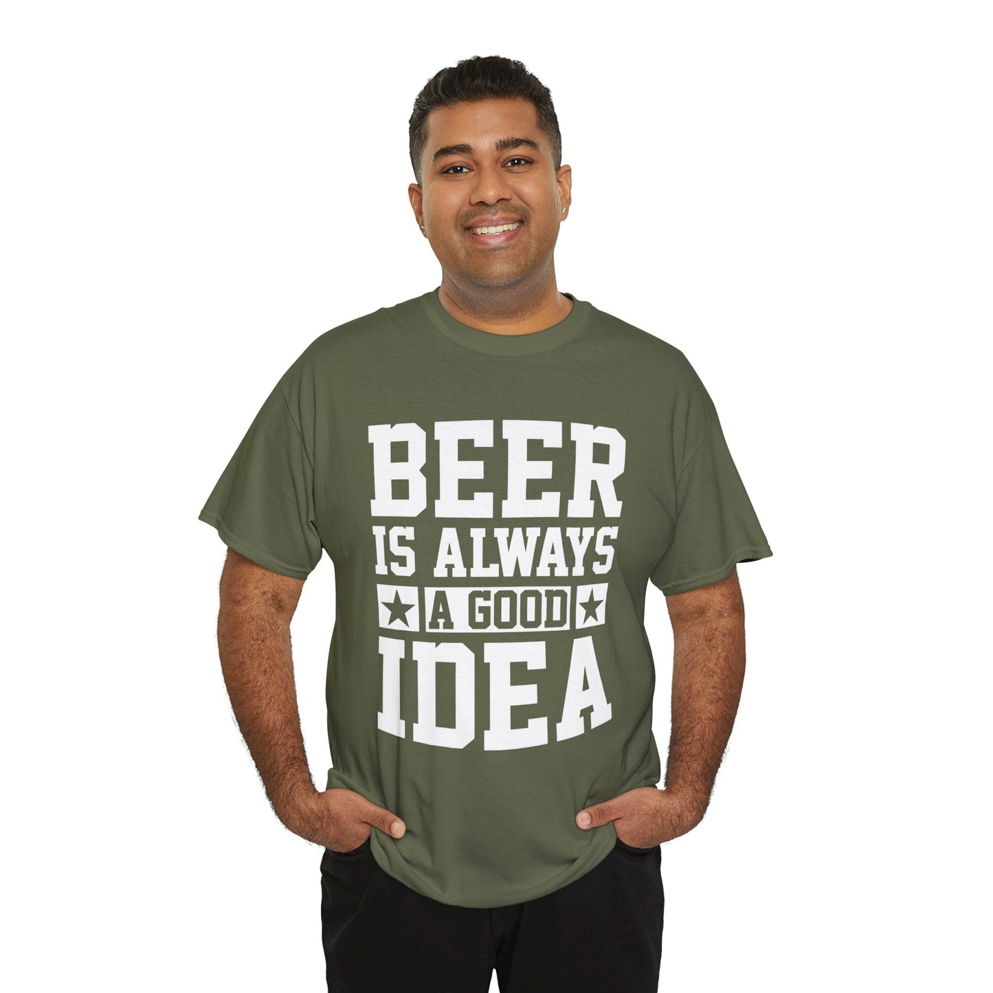 Beer is Always a Good Idea Unisex Heavy Cotton Tee