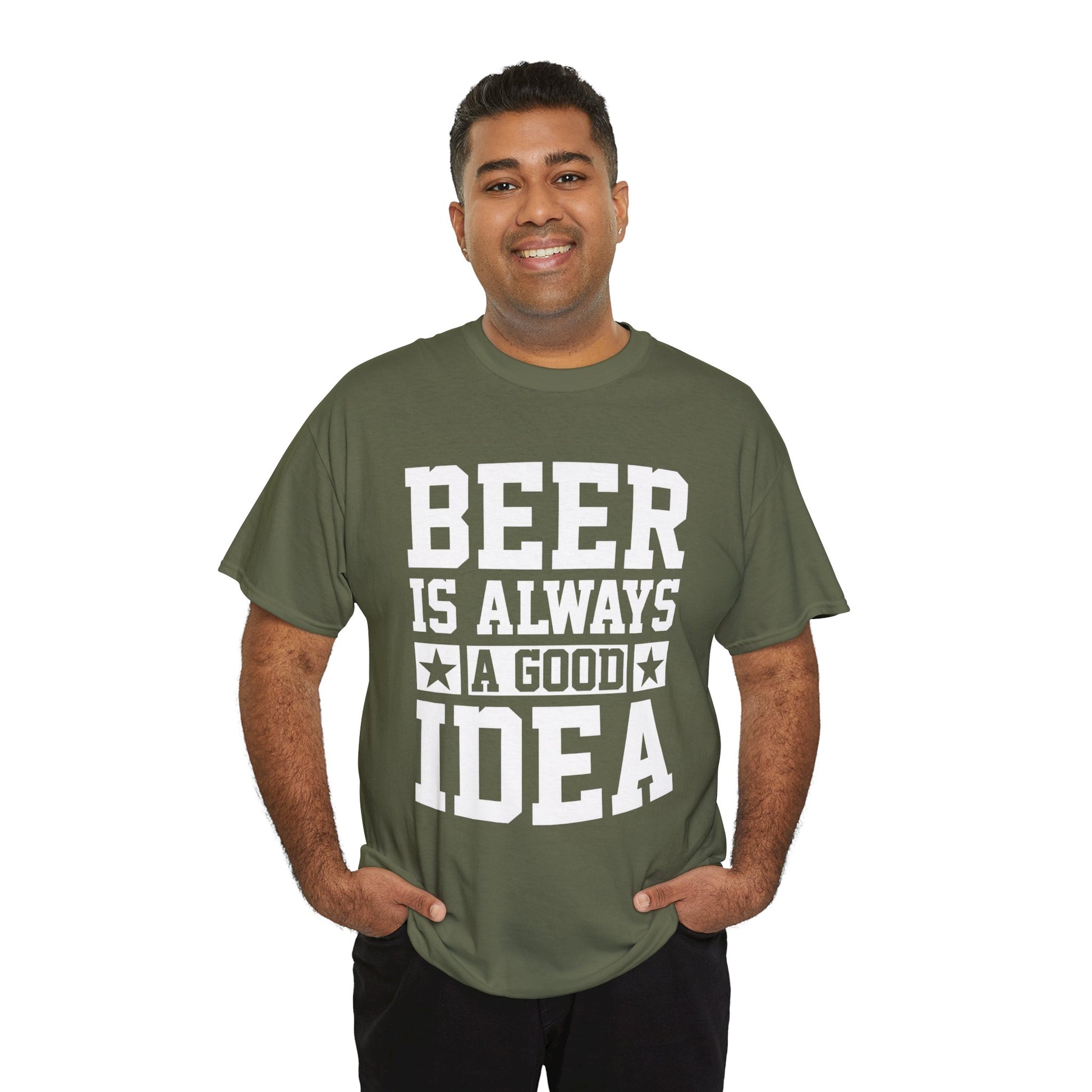 Beer is Always a Good Idea Unisex Heavy Cotton Tee