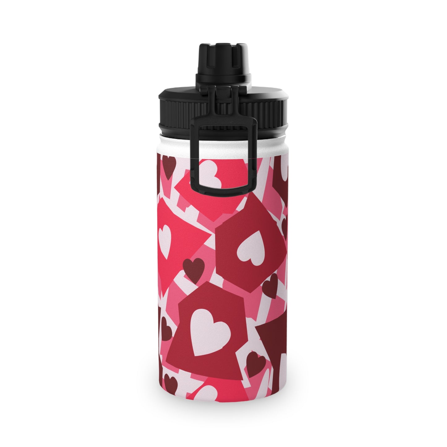 Love in Style Stainless Steel Water Bottle, Sports Lid