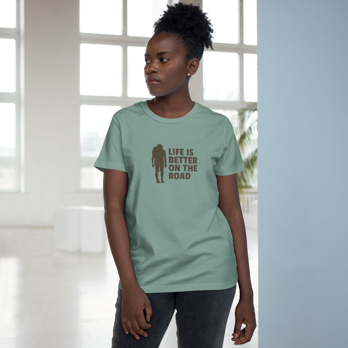 Life Is Better On The Road Women’s Maple Tee