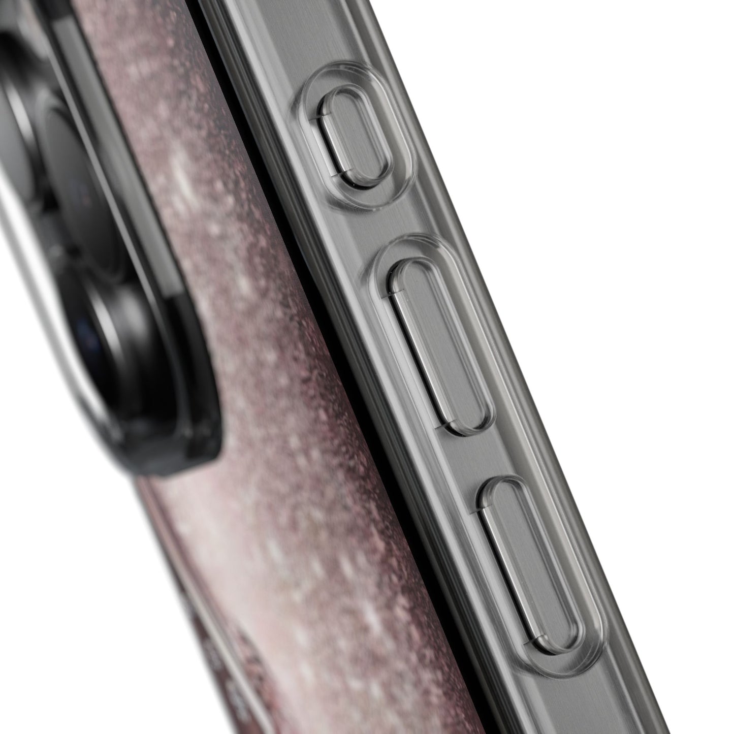 Elegant Butterfly Clear Case, Stylish Transparent Protective Cover for Women