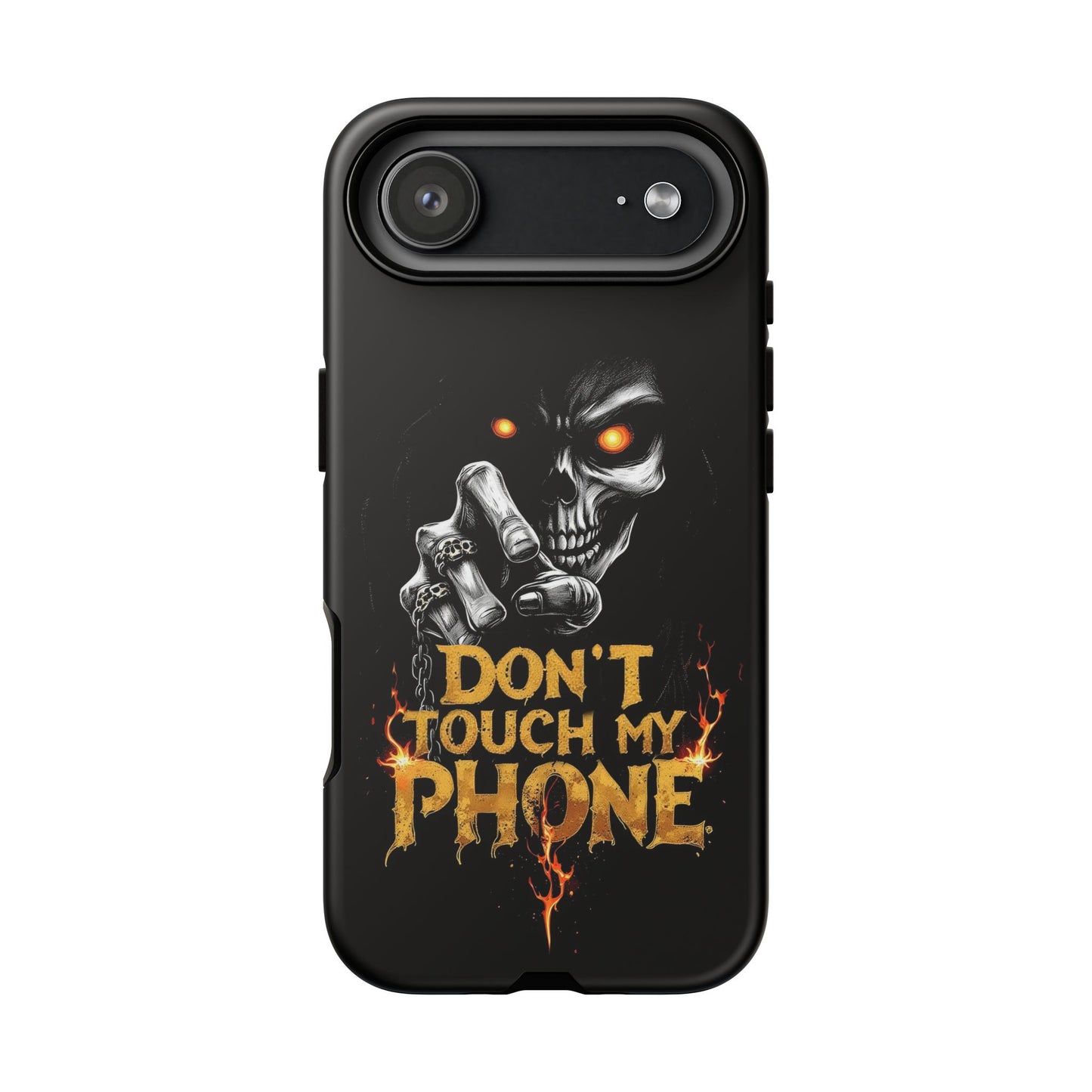 Skull iPhone Tough Cases, Don't Touch My Phone