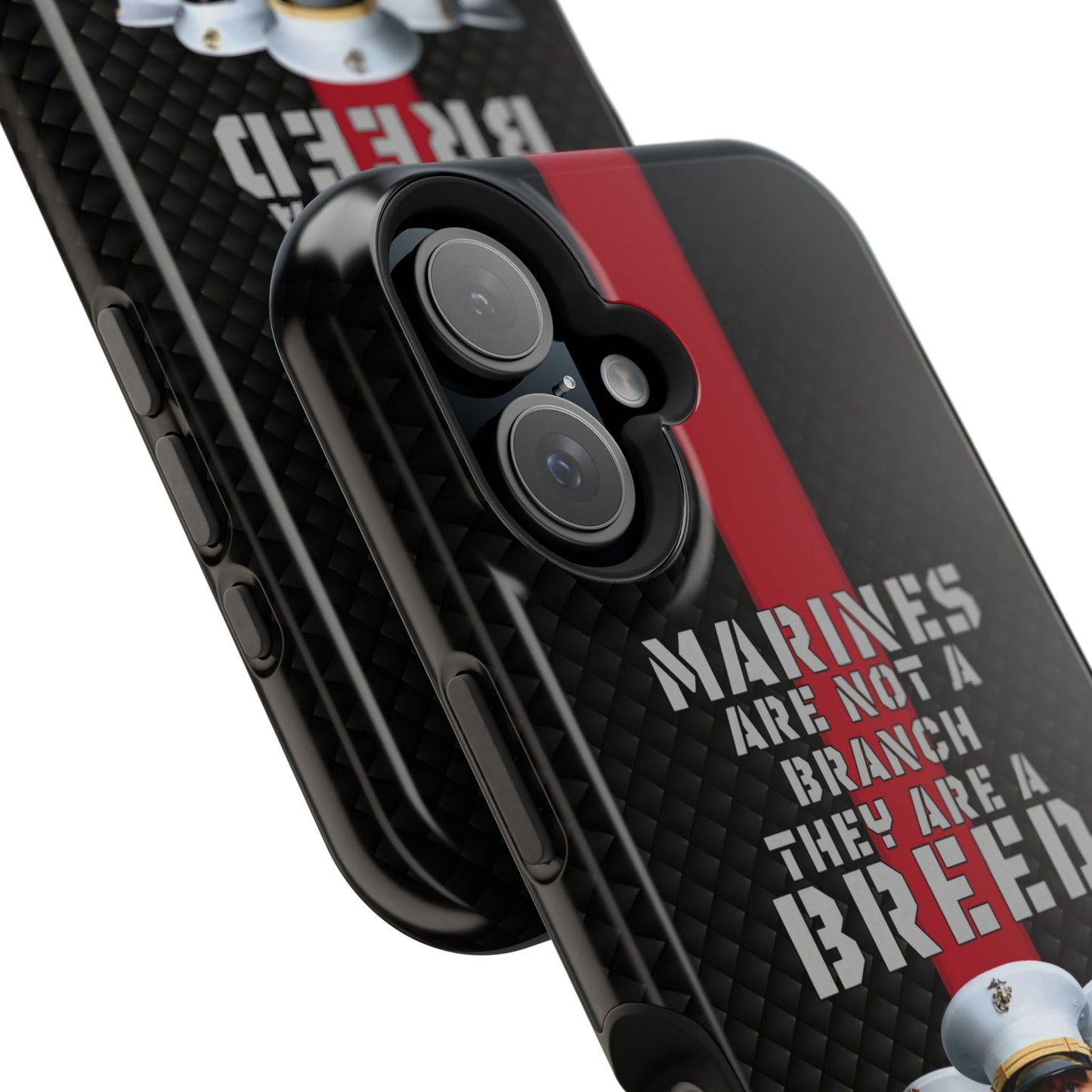 Marines Magnetic Tough Case - "Not a Branch, a Breed" Military iPhone Cover