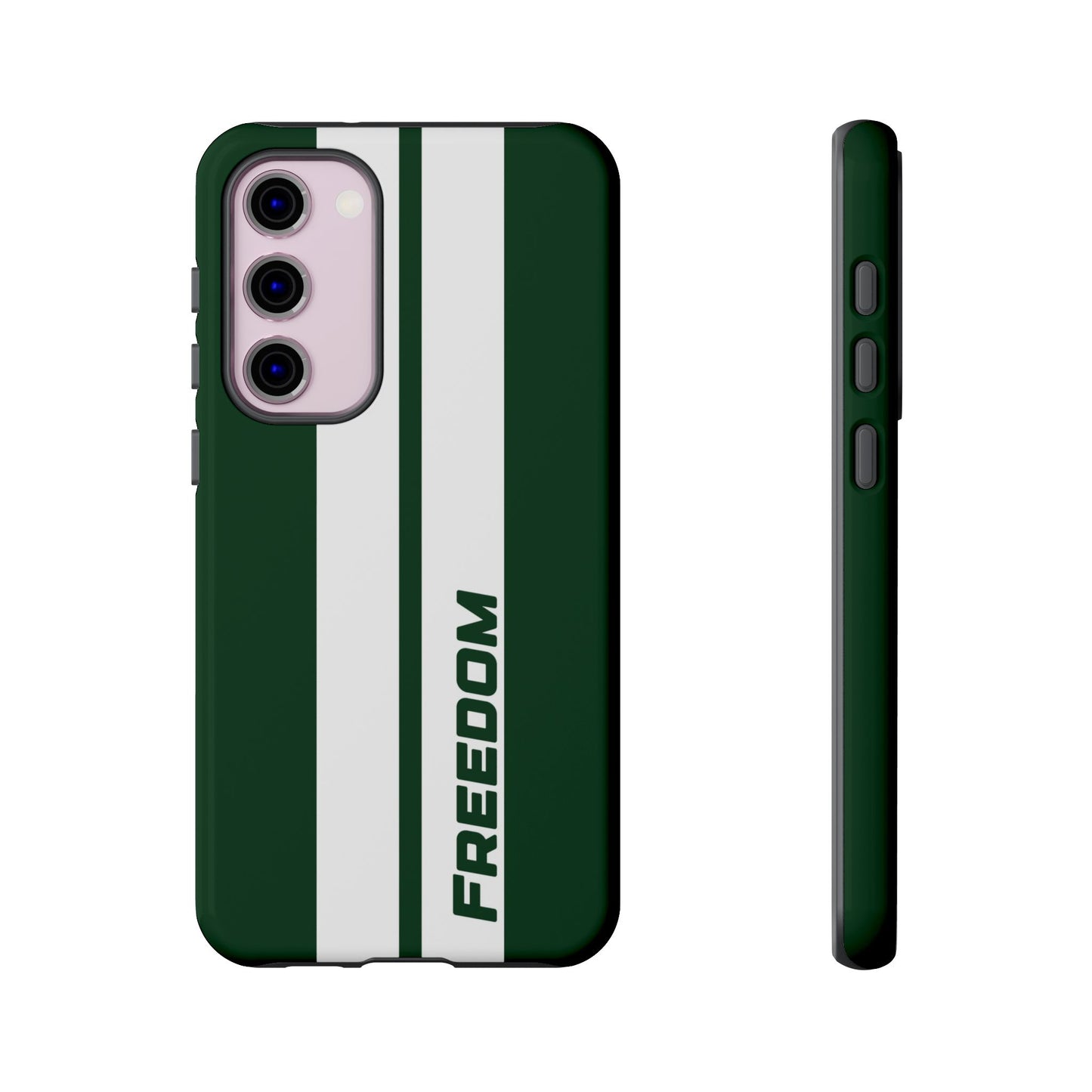 Freedom Tough Case, Olive Green Motorsport-Inspired Cove