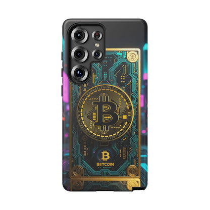 Bitcoin Samsung Phone Case - Tough Cases with Cryptocurrency Design