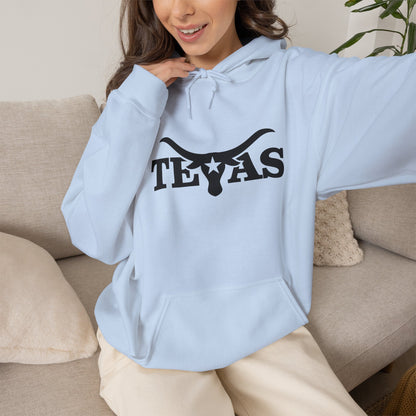Texas Longhorns Unisex Heavy Blend Hooded Sweatshirt - Casual Comfort and Style