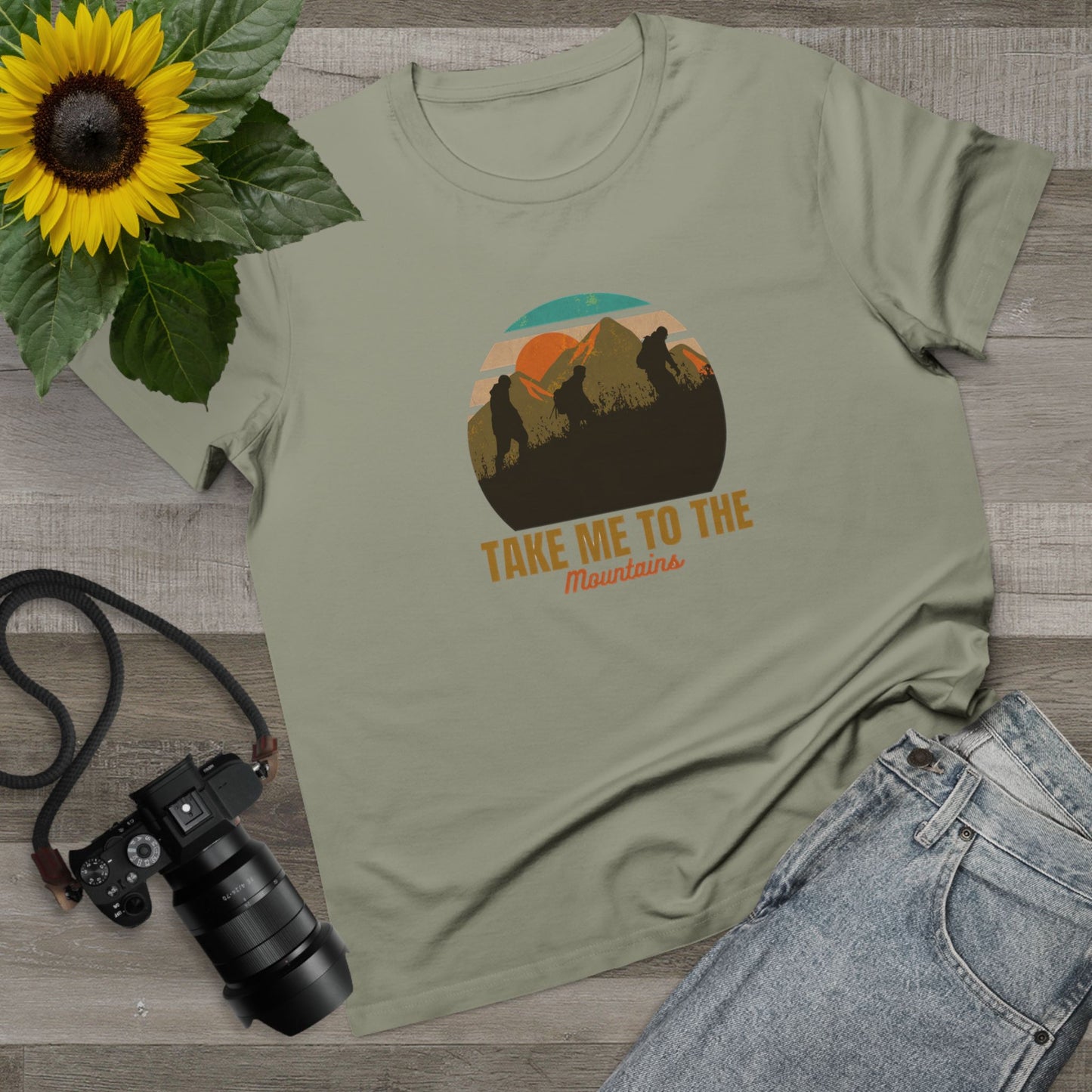 Take Me To The Montains Women’s Maple Tee