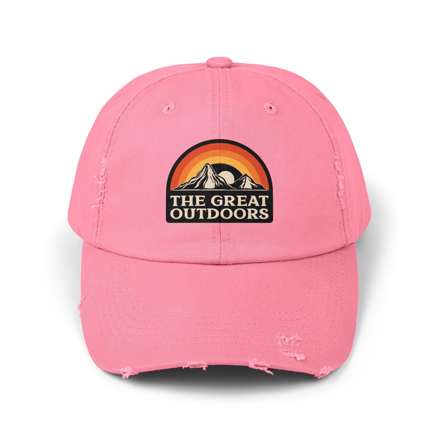 The Great Outdoors Unisex Distressed Cap