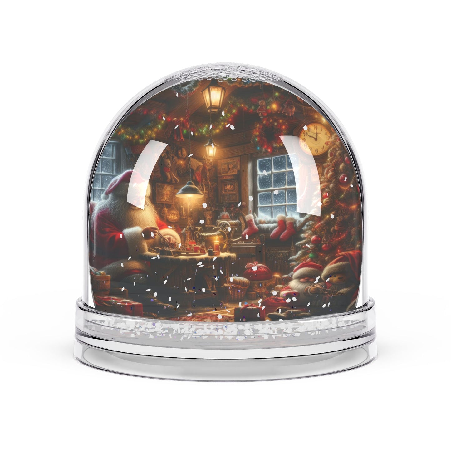 Christmas at Santa’s Workshop Snow Globe