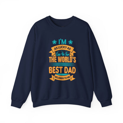 World's Best Dad Sweatshirt | Unisex Heavy Blend™ Crewneck