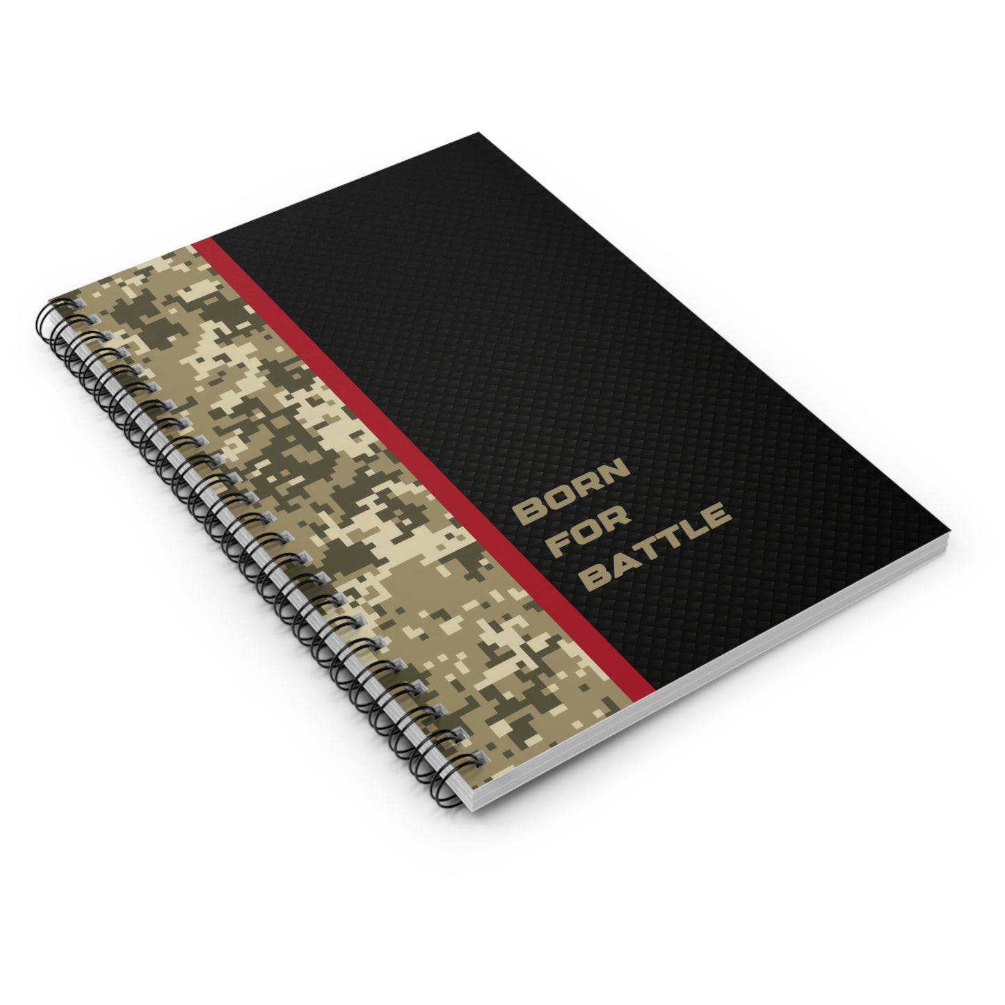 Battle-Ready Spiral Notebook for Soldiers, Military Journal