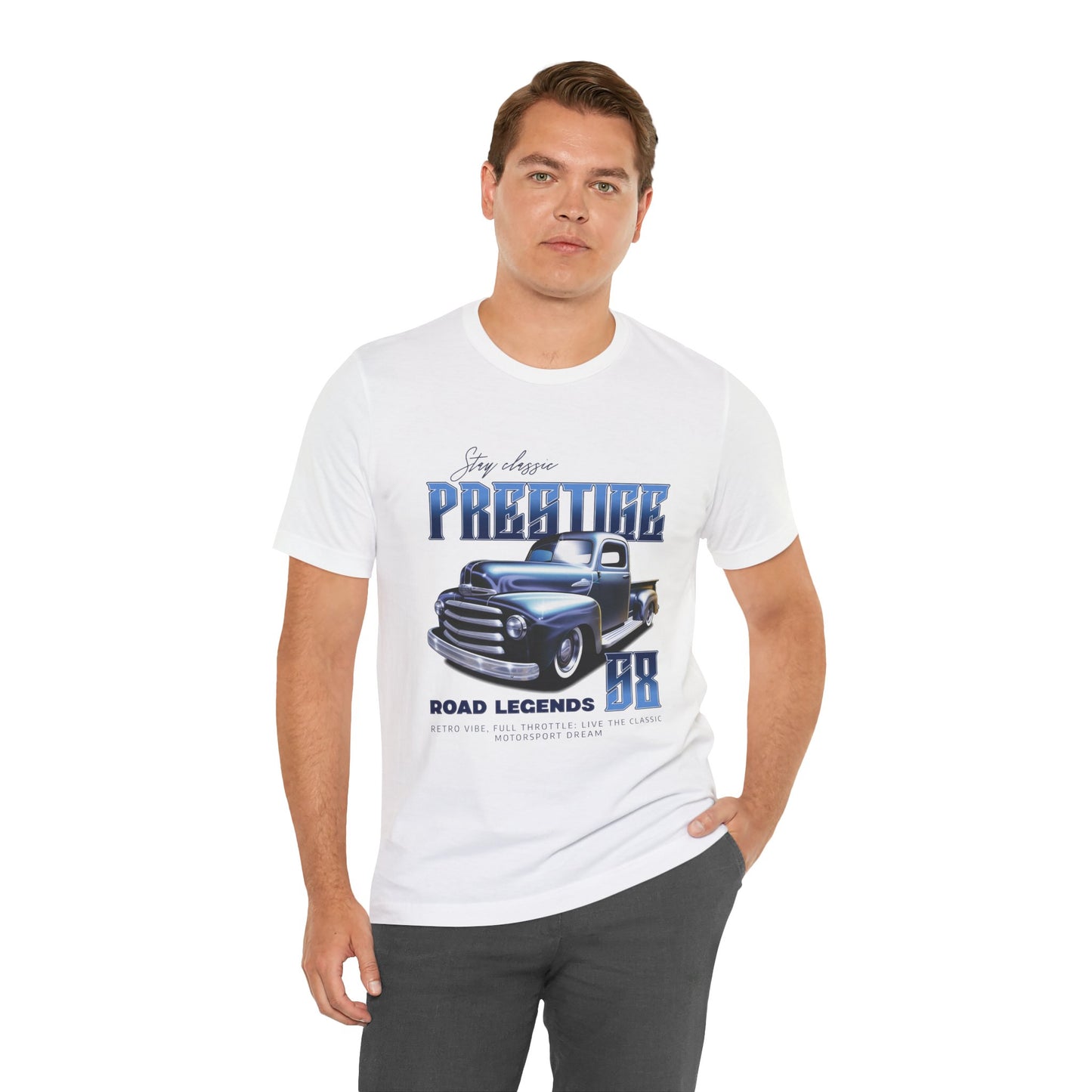 Camiseta de manga corta unisex Stay Classic Prestige Road Legends 