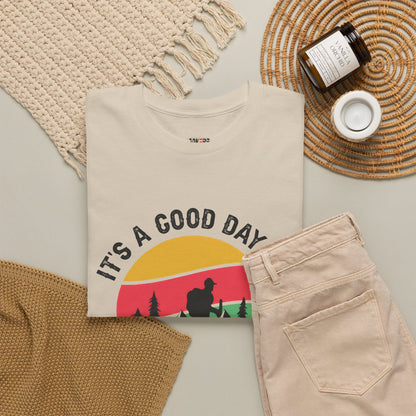 "It's a Good Day to Hike" Unisex Heavy Cotton Tee - Adventure Outdoor Shirt