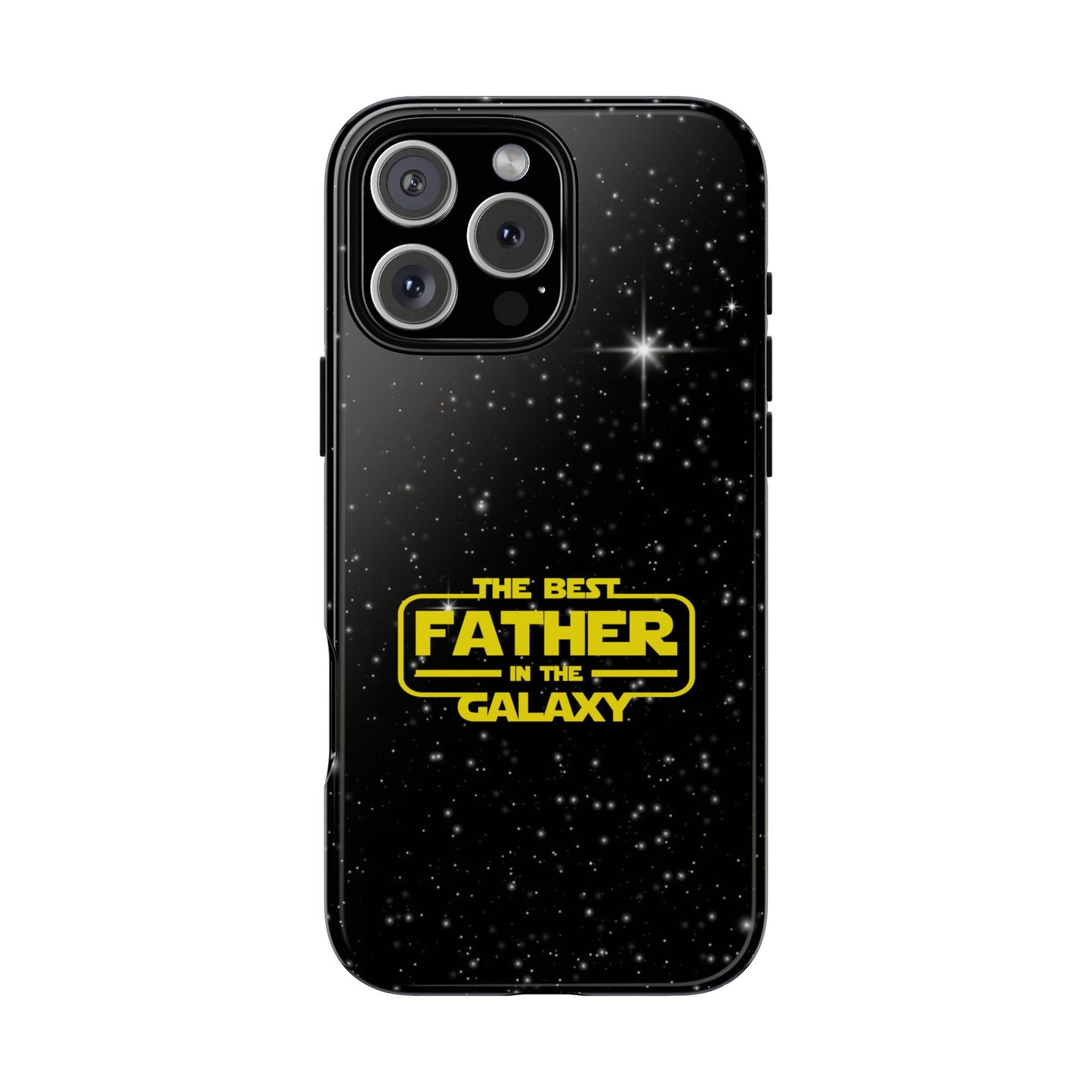 Galaxy-Themed iPhone Tough Case - Perfect Gift for the Best Father