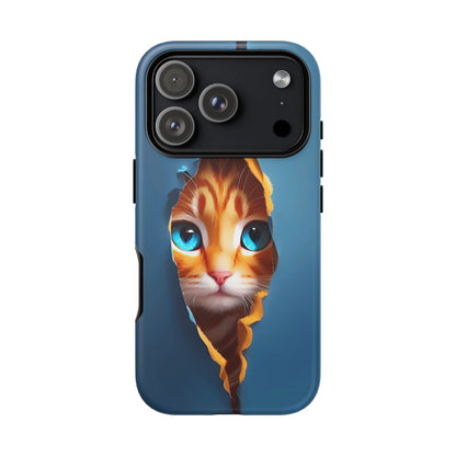 Curious Kitten Tough  Case for iPhone