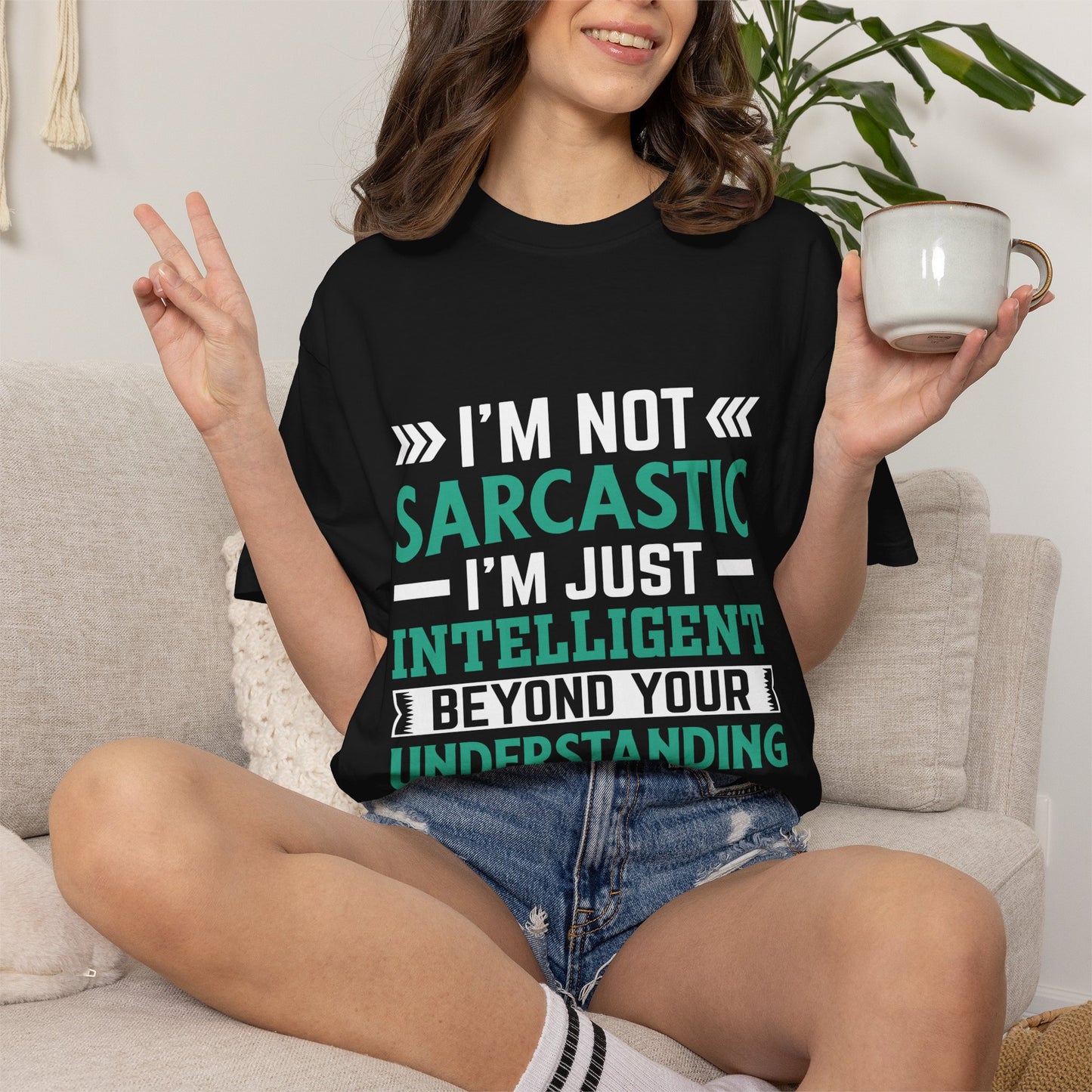 I'm Not Sarcastic I'm Just Intelligent Tee - Funny Unisex T-shirt