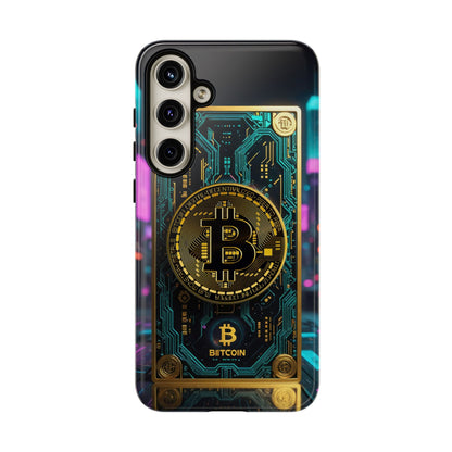 Bitcoin Samsung Phone Case - Tough Cases with Cryptocurrency Design