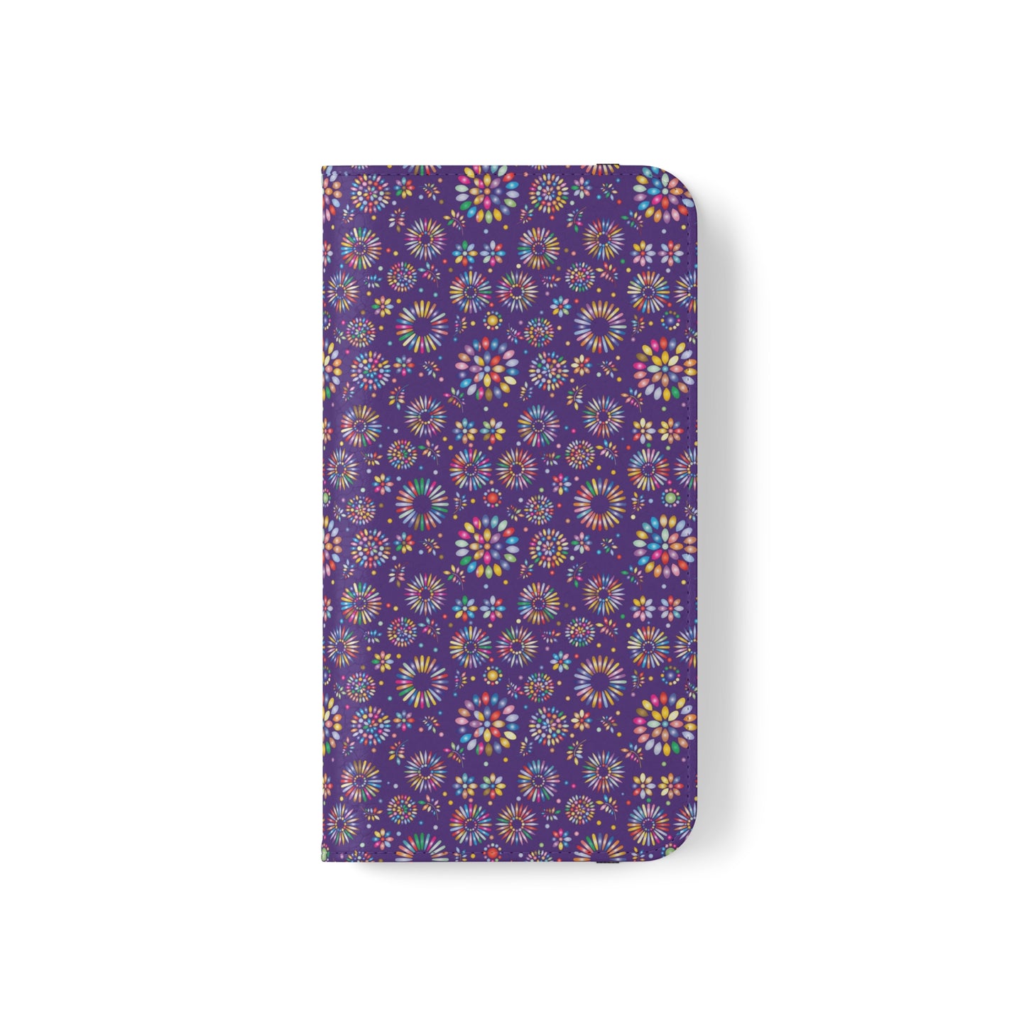 Vibrant Vibes Flip Cases / Purple